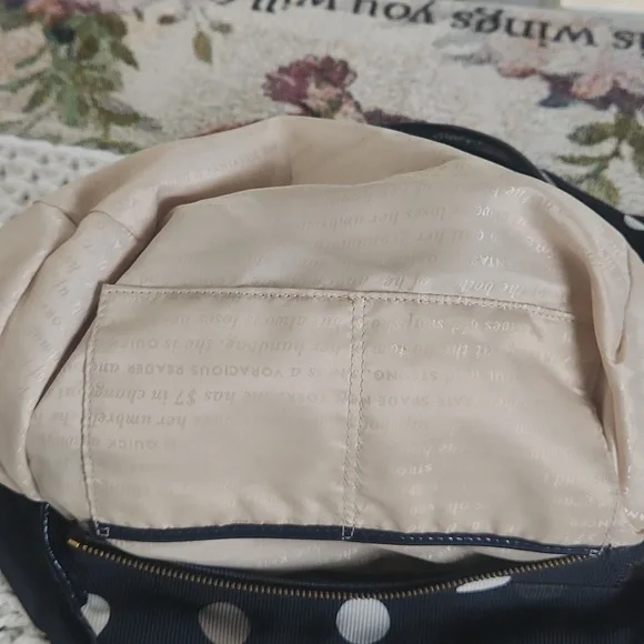 Katespade New York prak Row karen hobo polkadot handbags